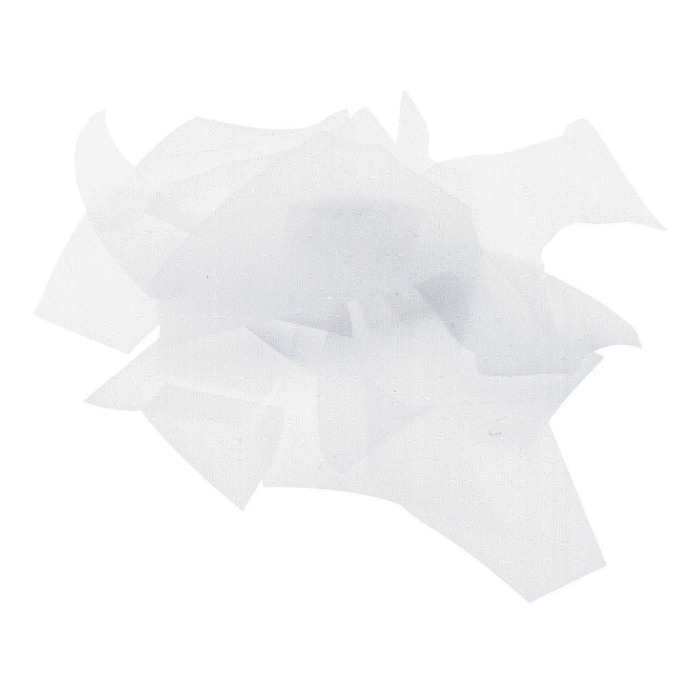 0113-04 White Opalescent Confetti