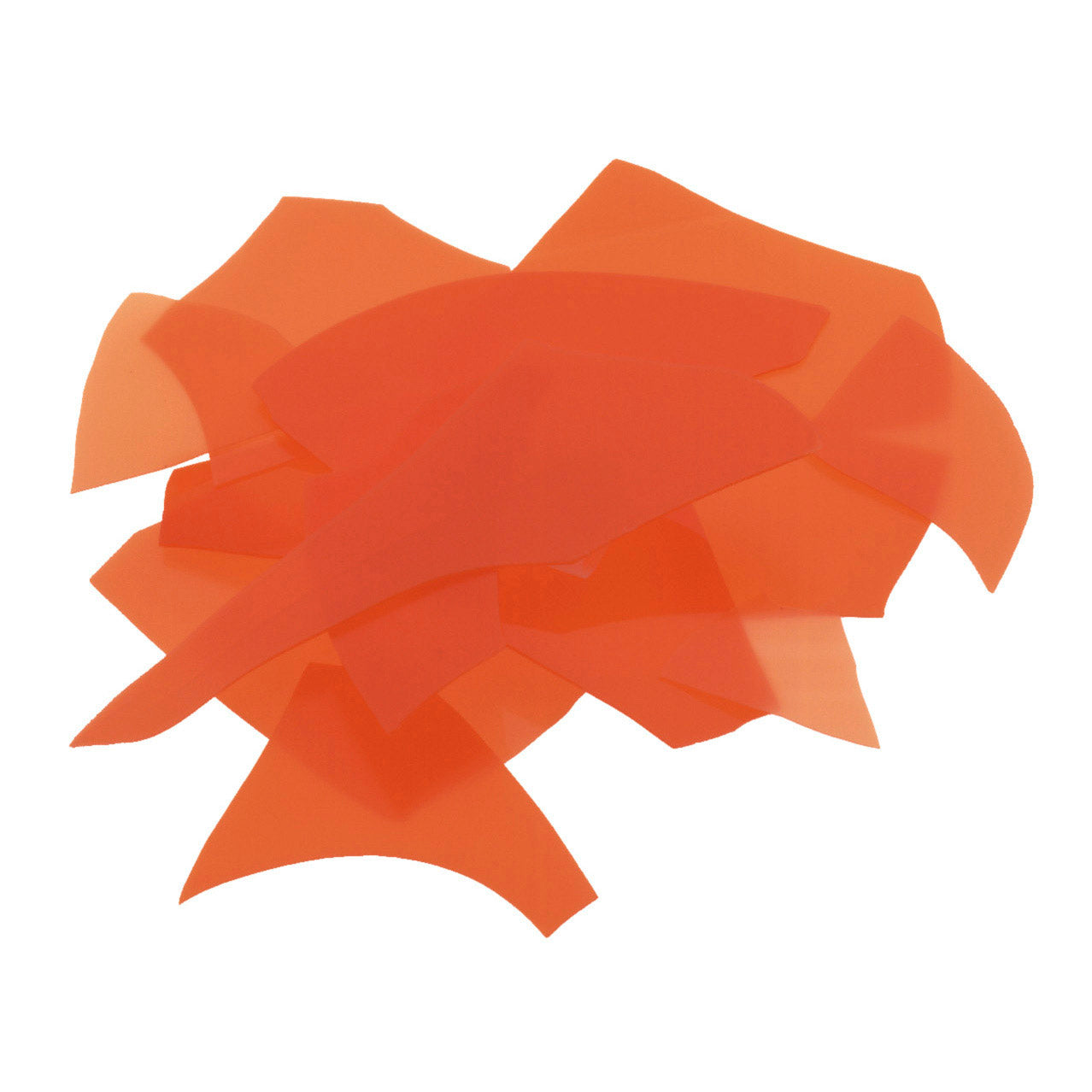 0125-04 Orange Opalescent Confetti