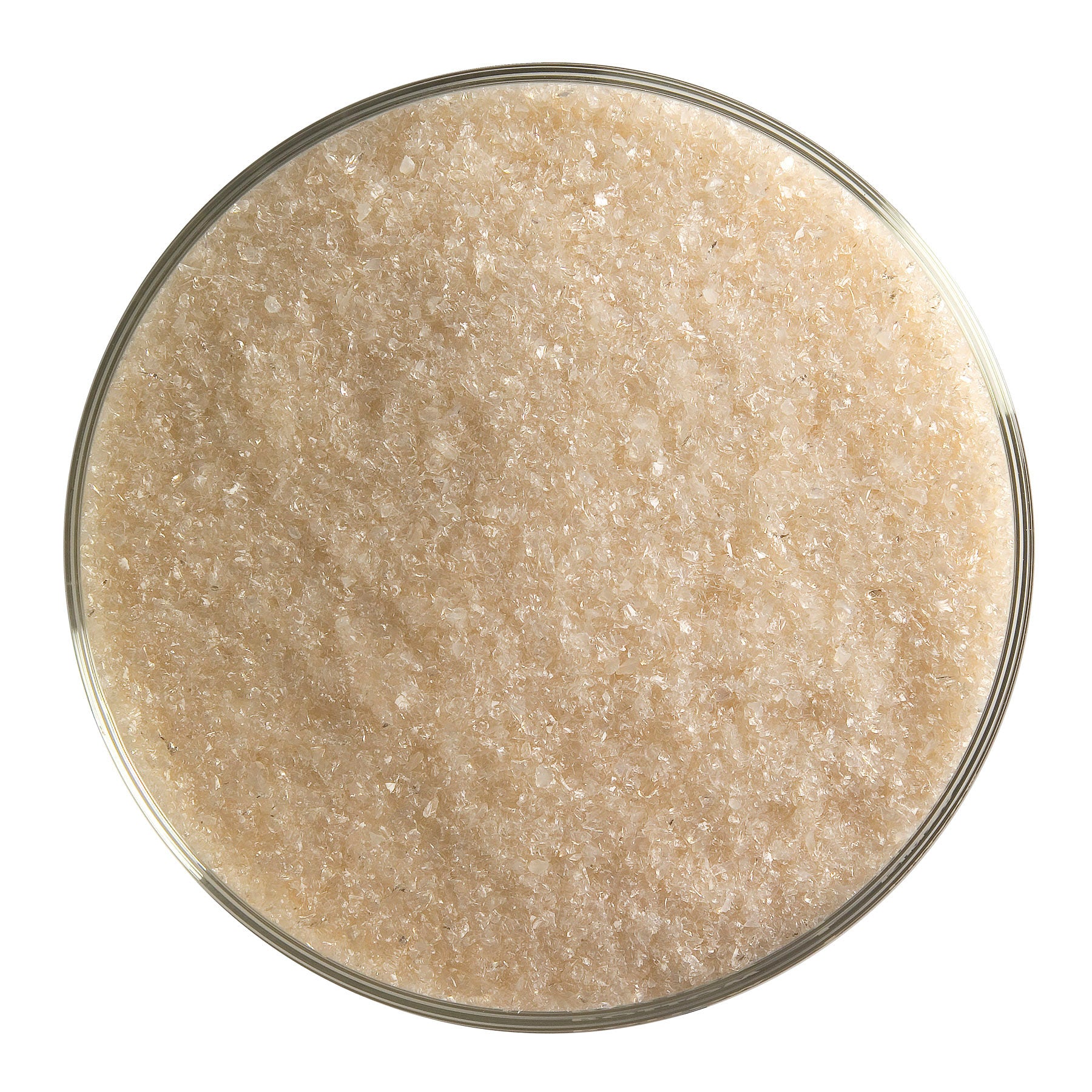 0138 Marzipan Striker Opal Frit