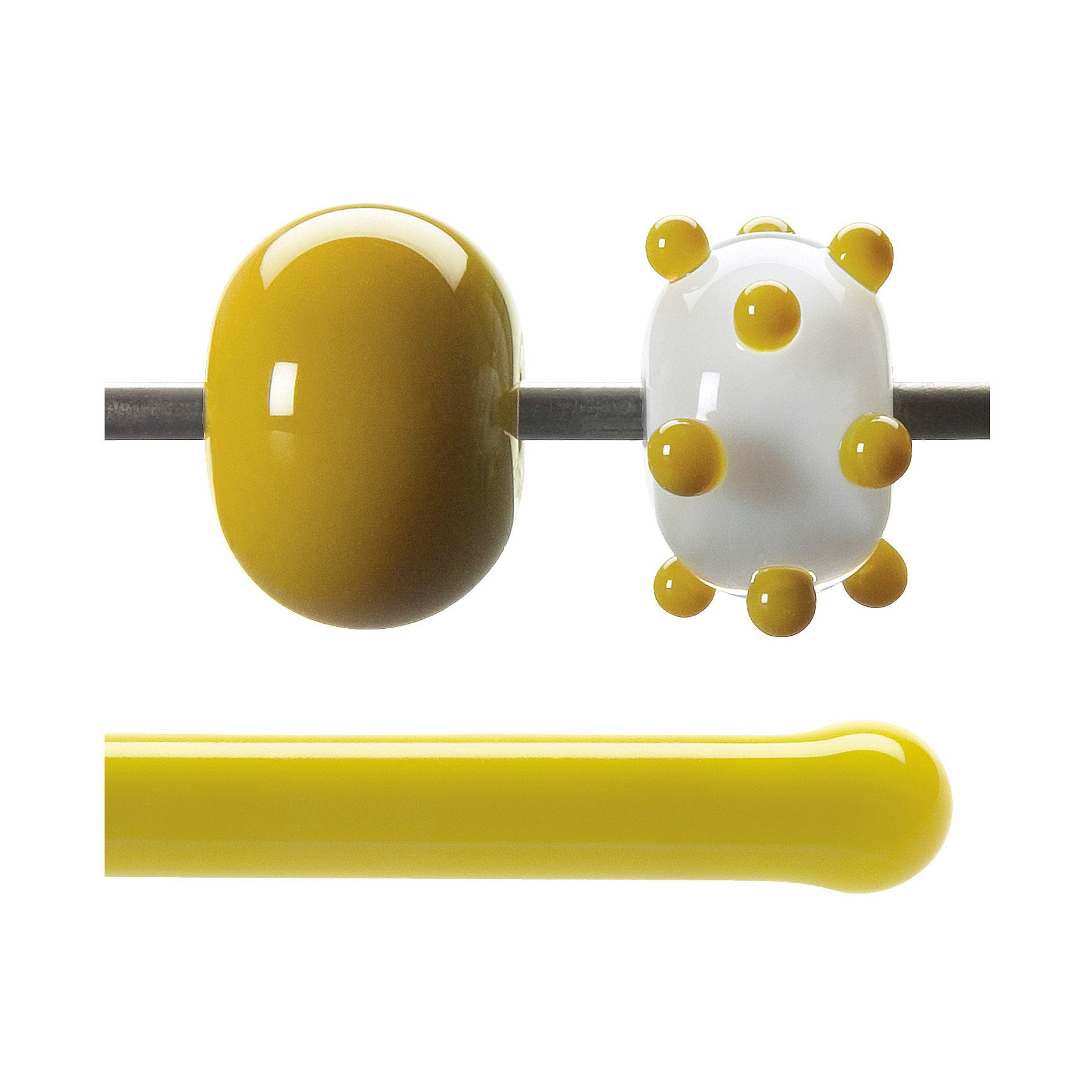 0227-0576 Golden Green Opal Rod 1 Piece