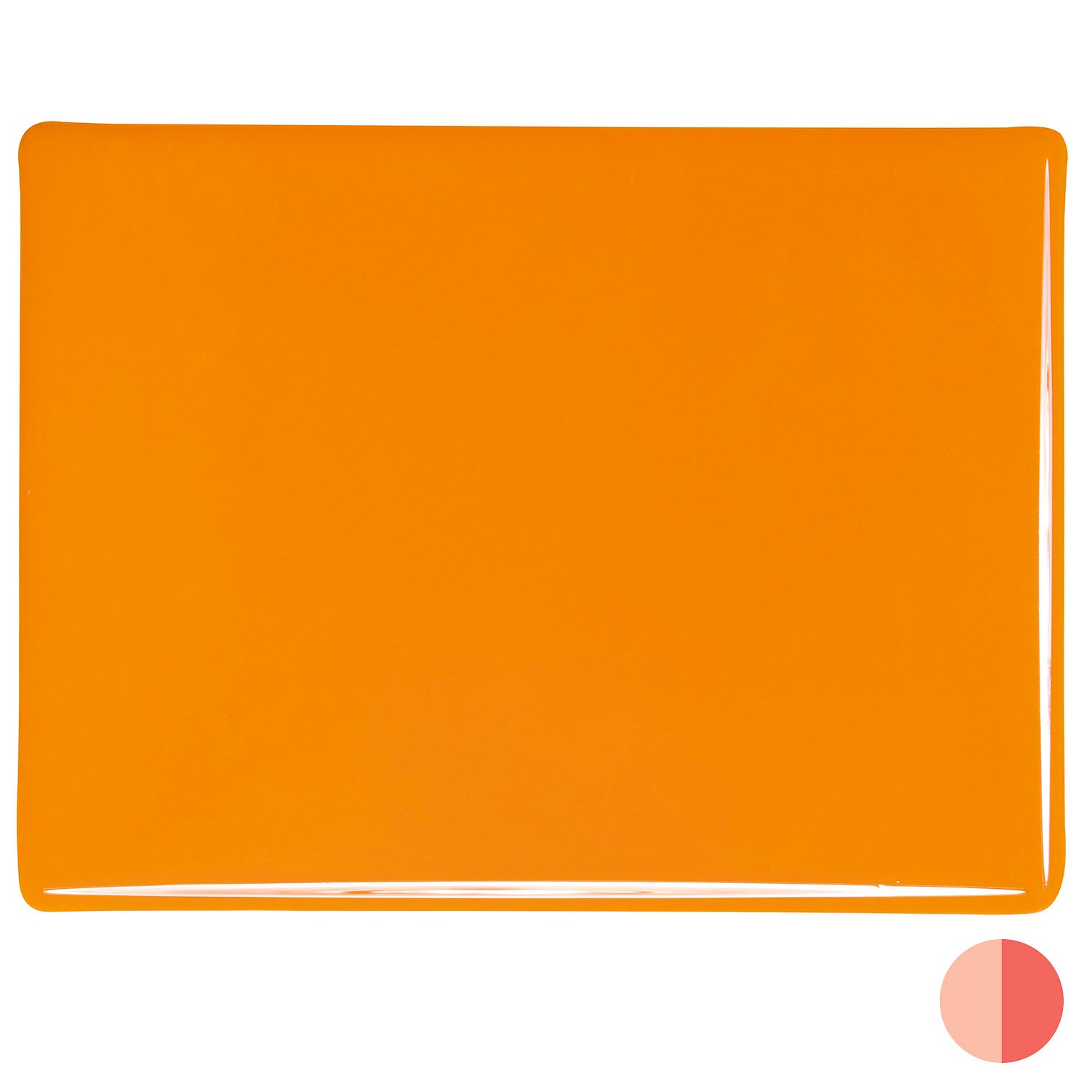 0321-30 Pumpkin Orange Opal Sheet