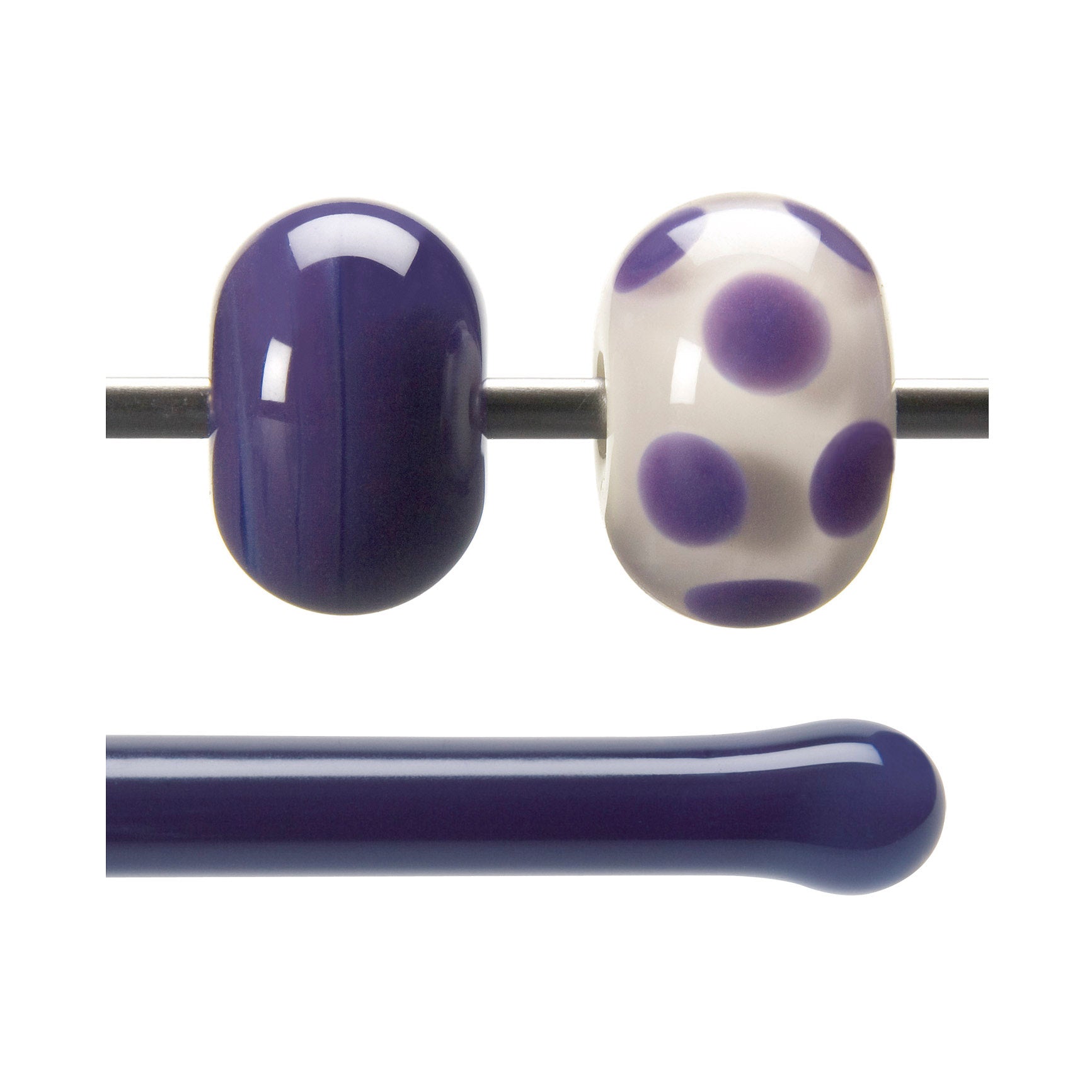 0334-0576 Gold Purple Opal Rod 1 Piece