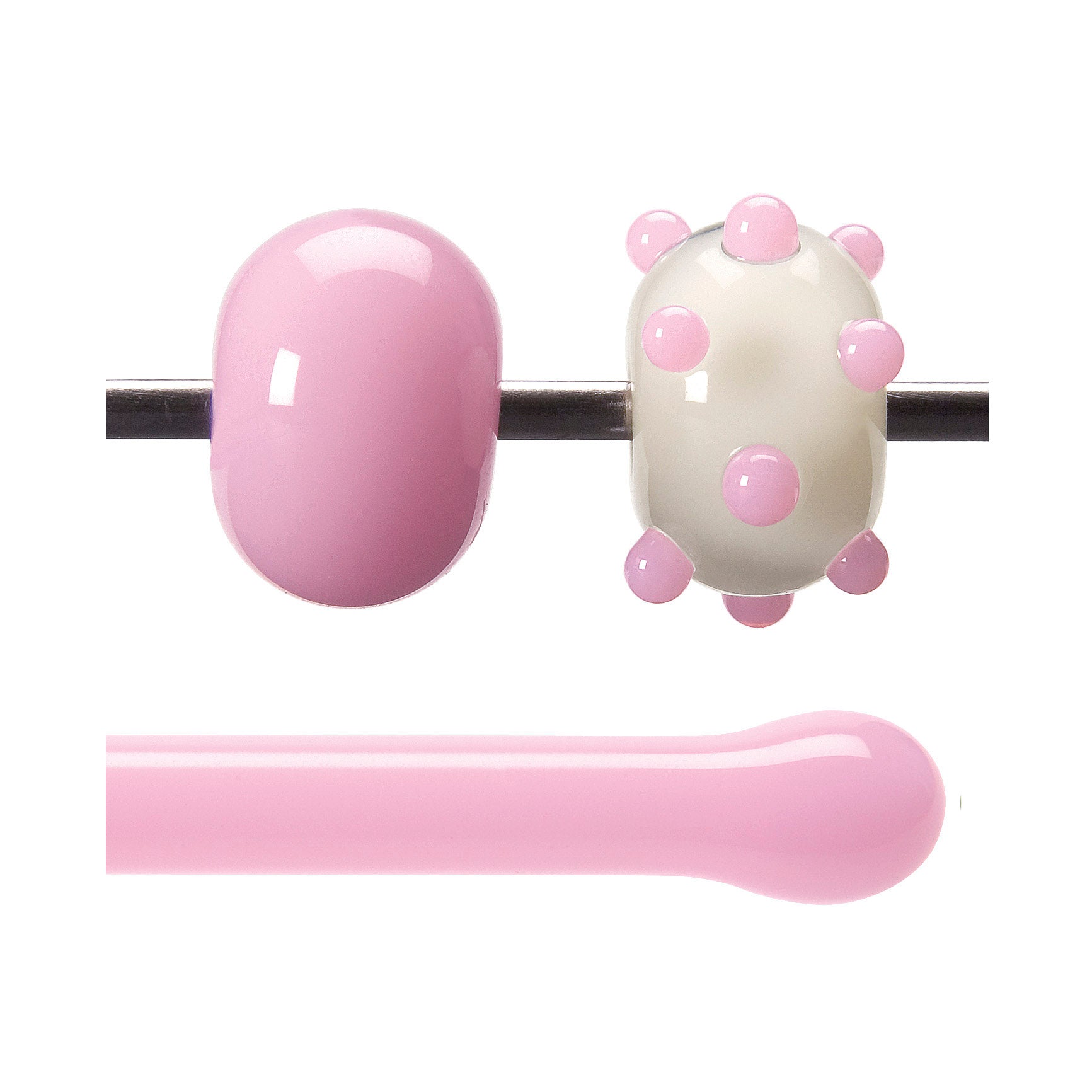 0421-0576 Petal Pink Opal Rod 1 Piece