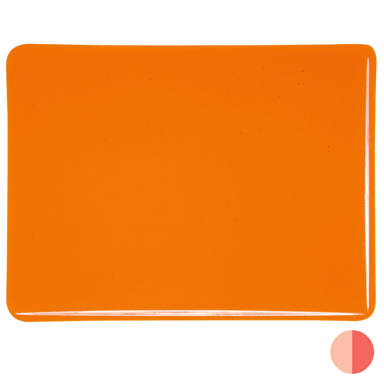 1025-30 Light Orange Striker Transparent Sheet