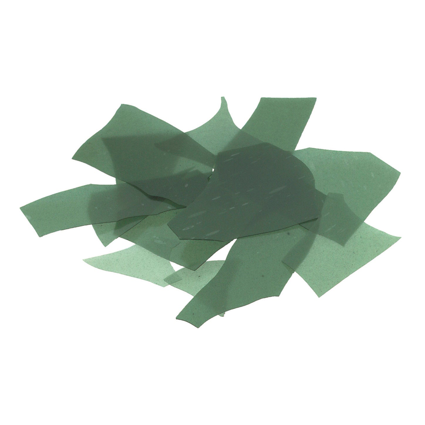 1112-04 Aventurine Green Transparent Confetti