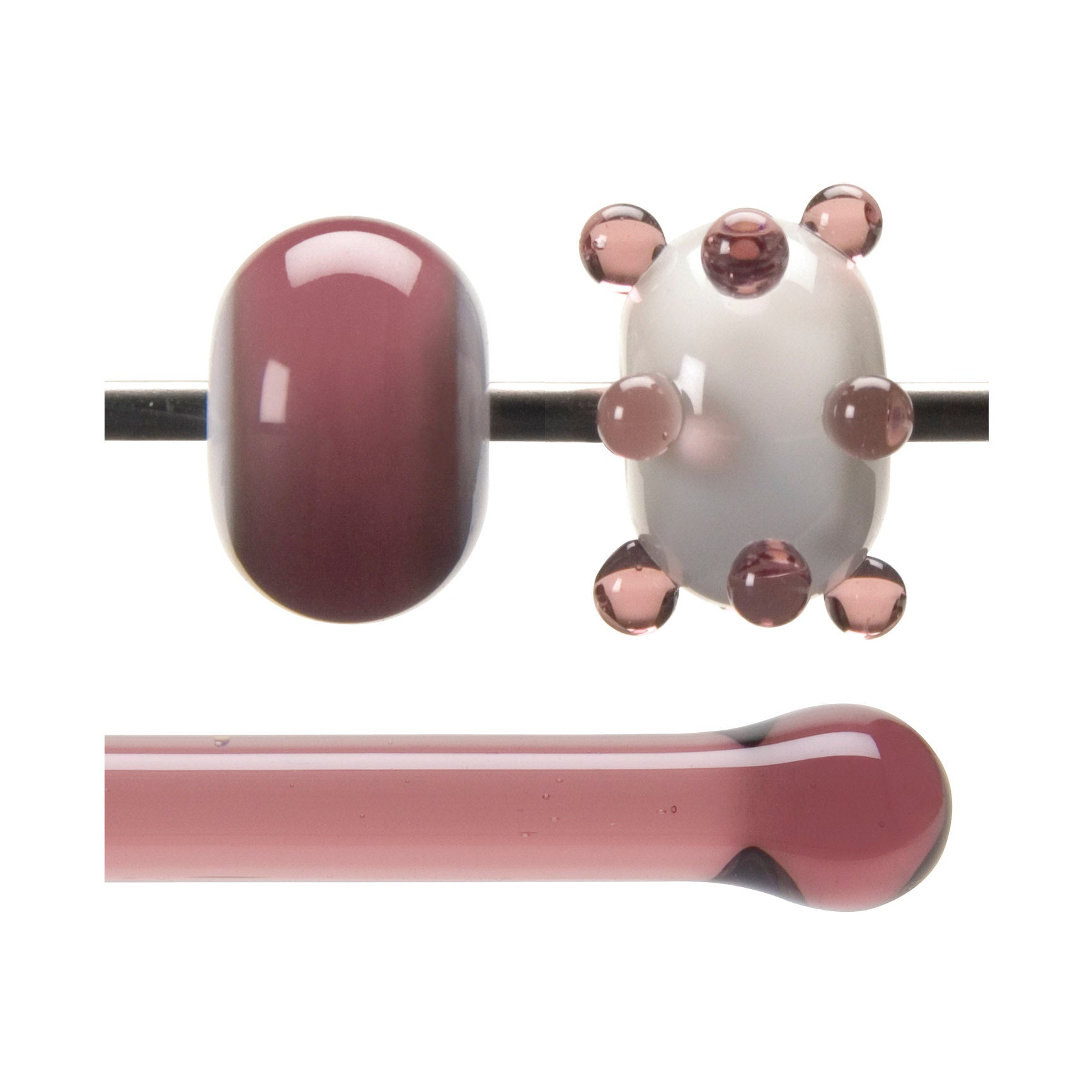 1405-0576 Light Plum Transparent Rod 1 Piece