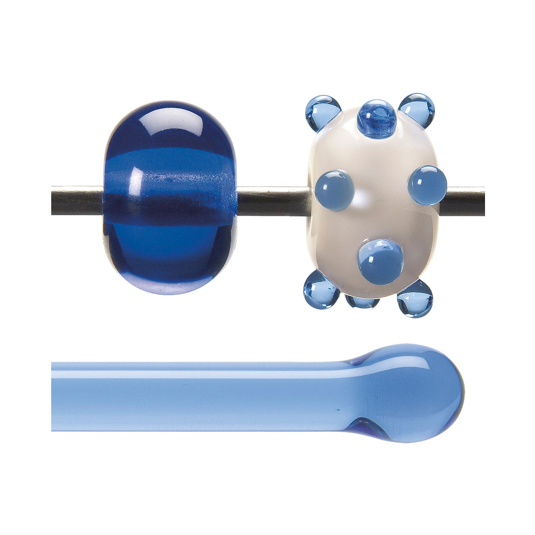 1414-0576 Light Sky Blue Transparent Rod 1 Piece