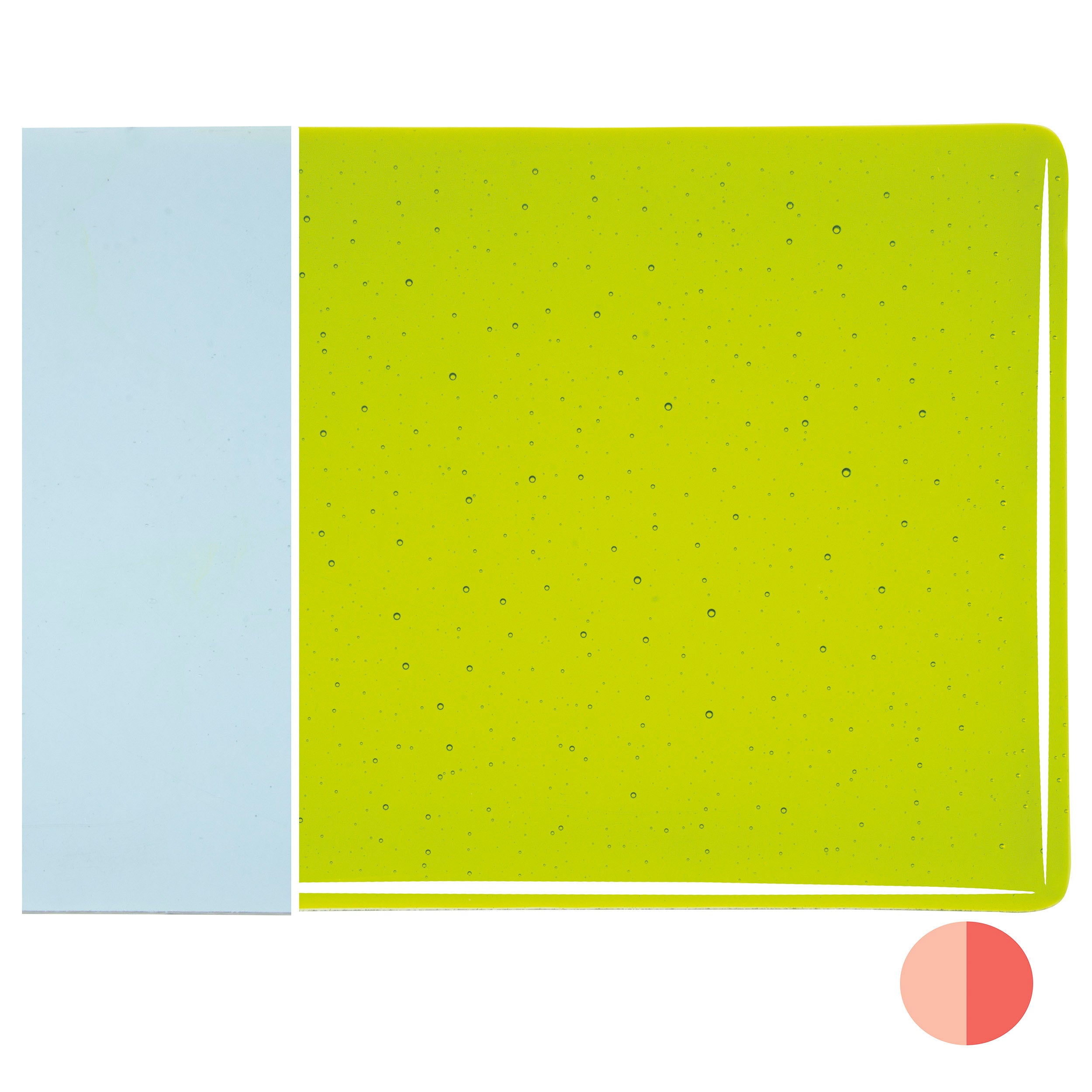 1422-30 Lemon Lime Green Transparent Sheet