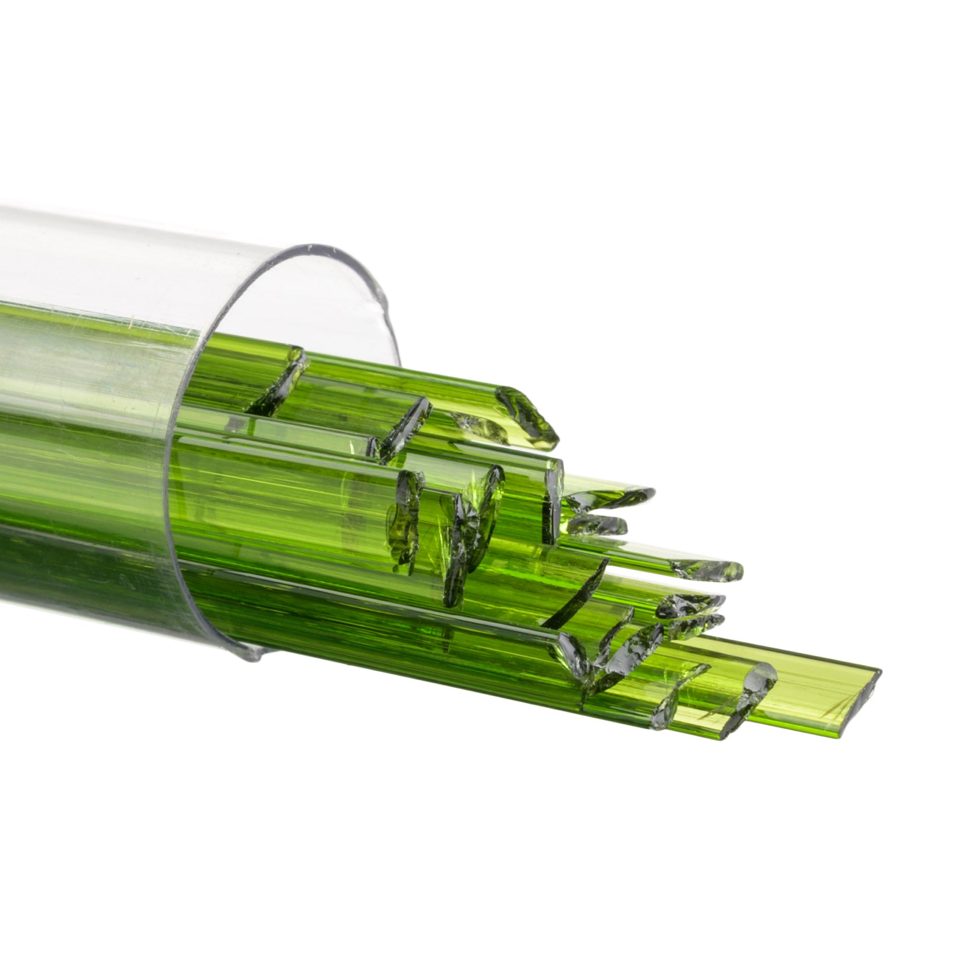 1426-0401 Spring Green Transparent Ribbons Tube