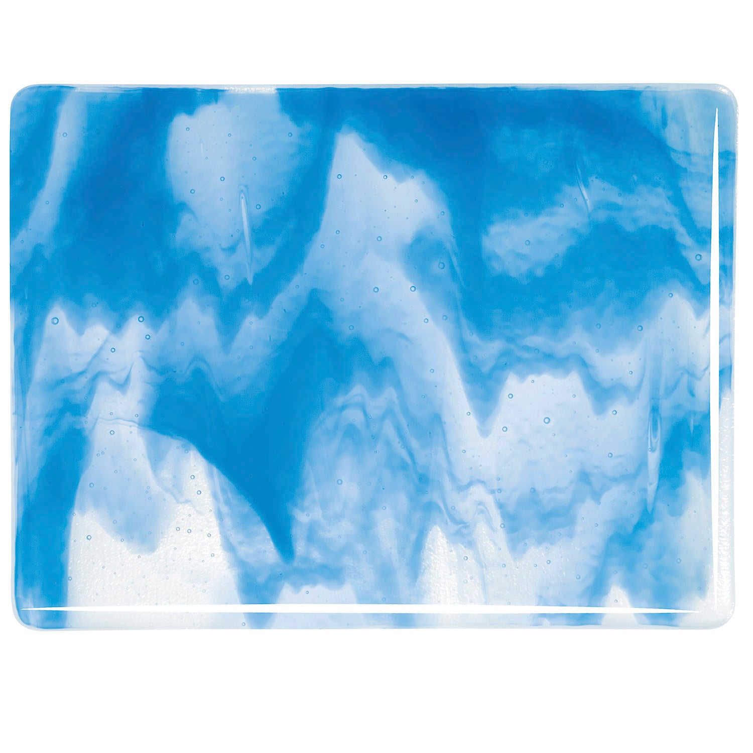 2064-30 Clear, Egyptian Blue Opal Streaky Sheet