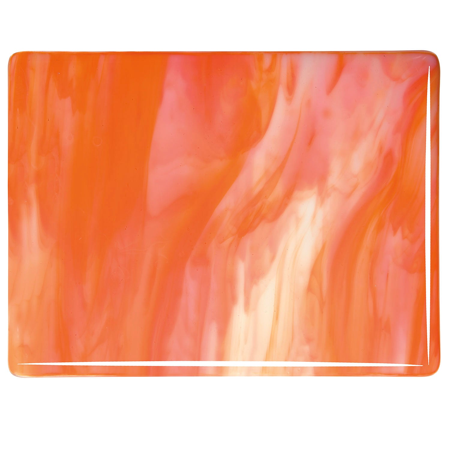 2123-30 White, Orange Opal Color Mix Sheet