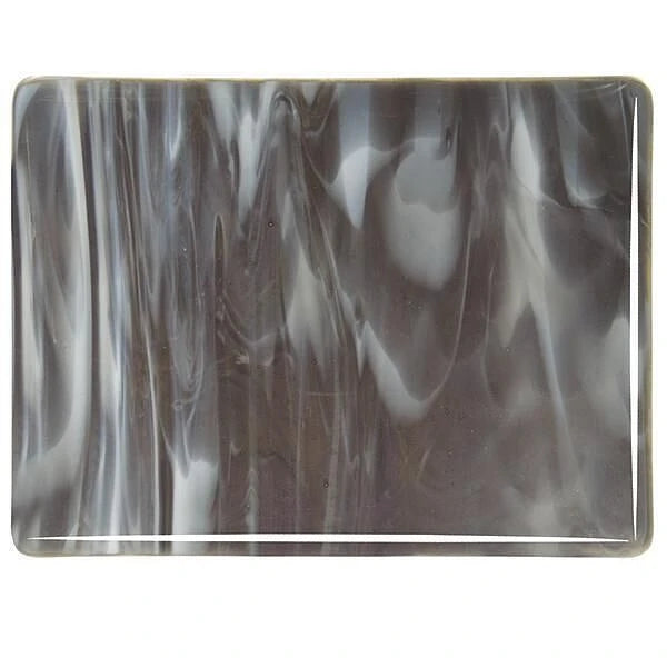 2129-30 Charcoal Gray Transparent and White Opalescent Sheet