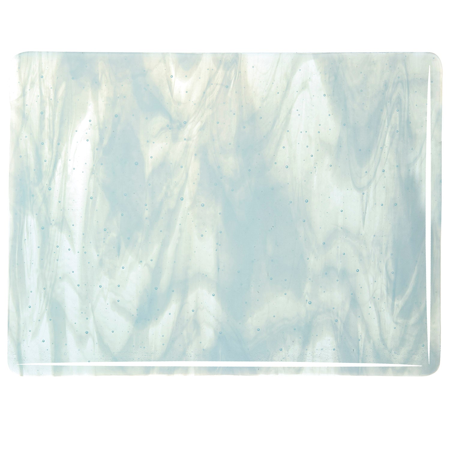 2218-30 Aqua Blue Tint, White Sheet