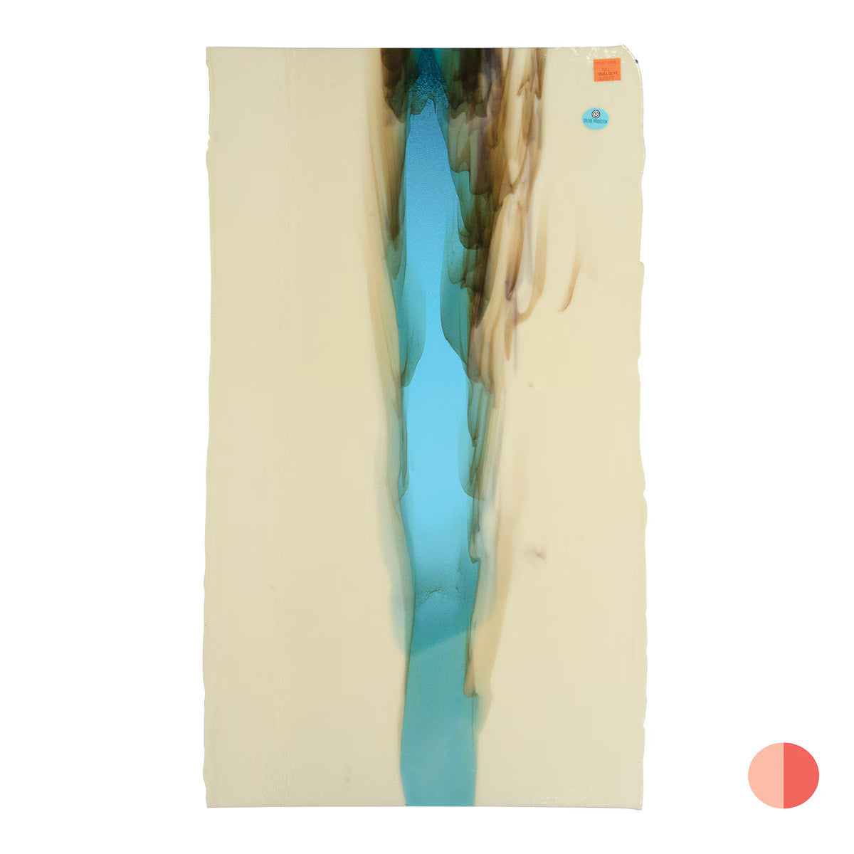 2537-30 Cascade French Vanilla, Light Turquoise Blue Sheet