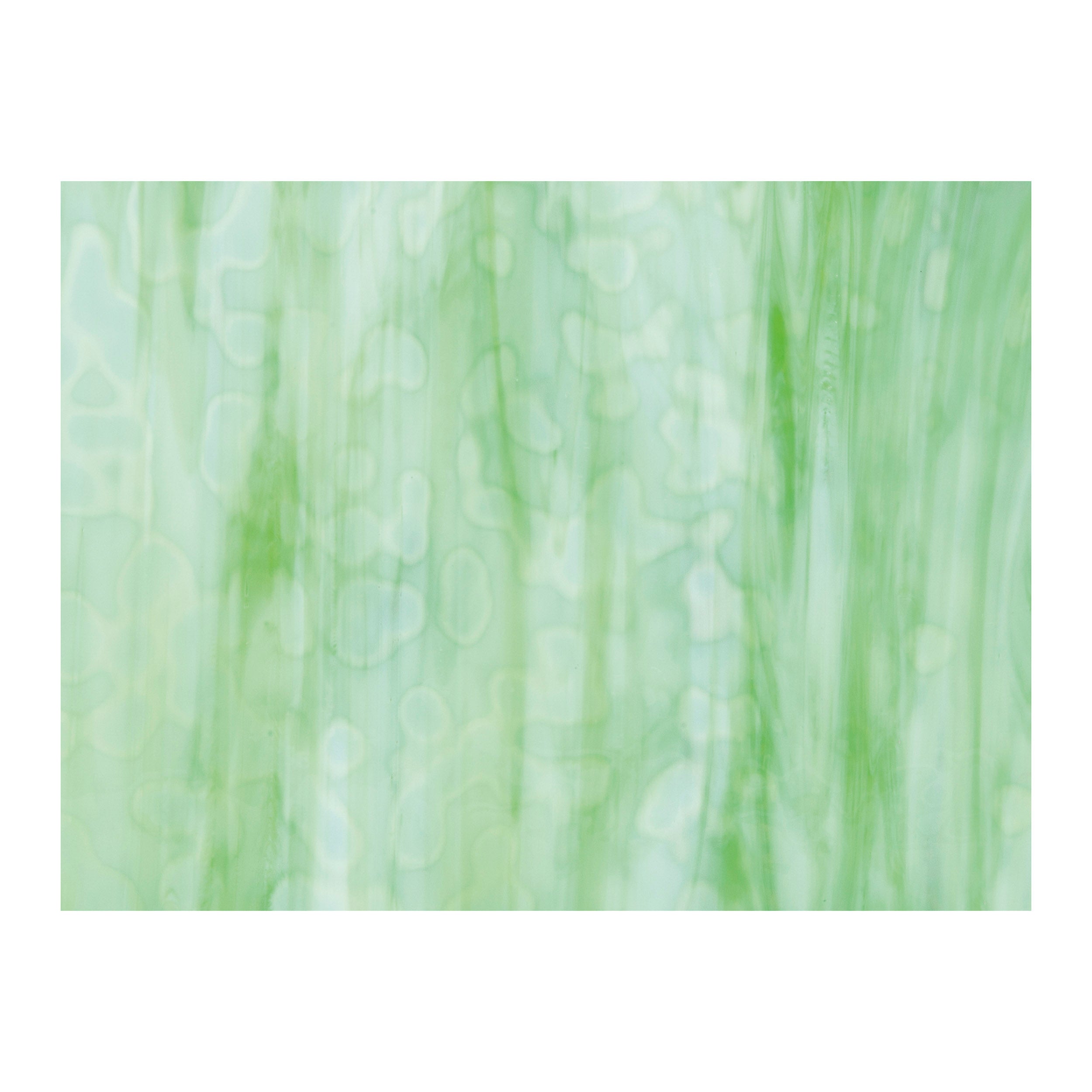 6207-00 Light Celery, Lime Green Opalescent Mottle Nonfusible Sheet