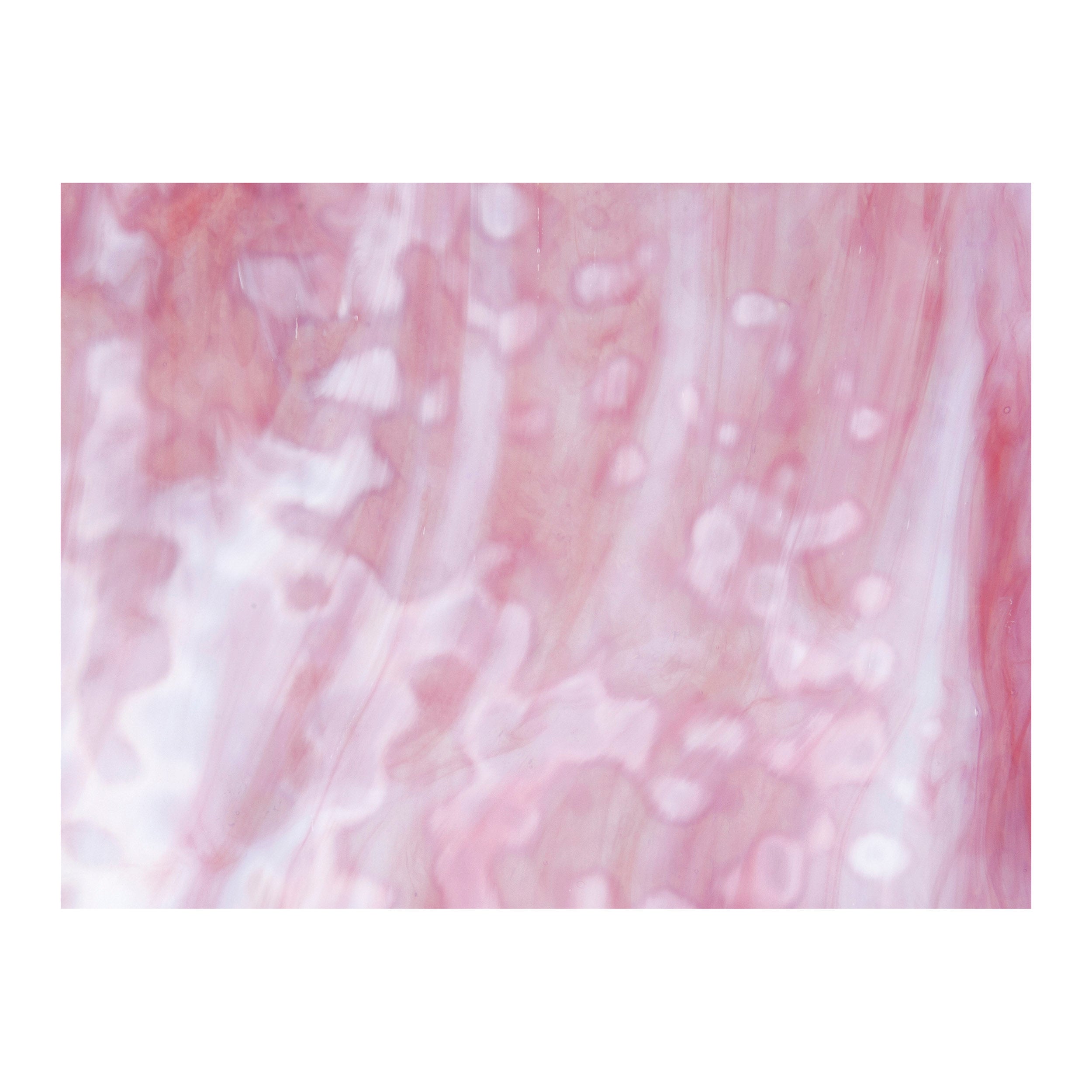 6210-00 White, Gold Pink Opalescent Mottle Nonfusible Sheet