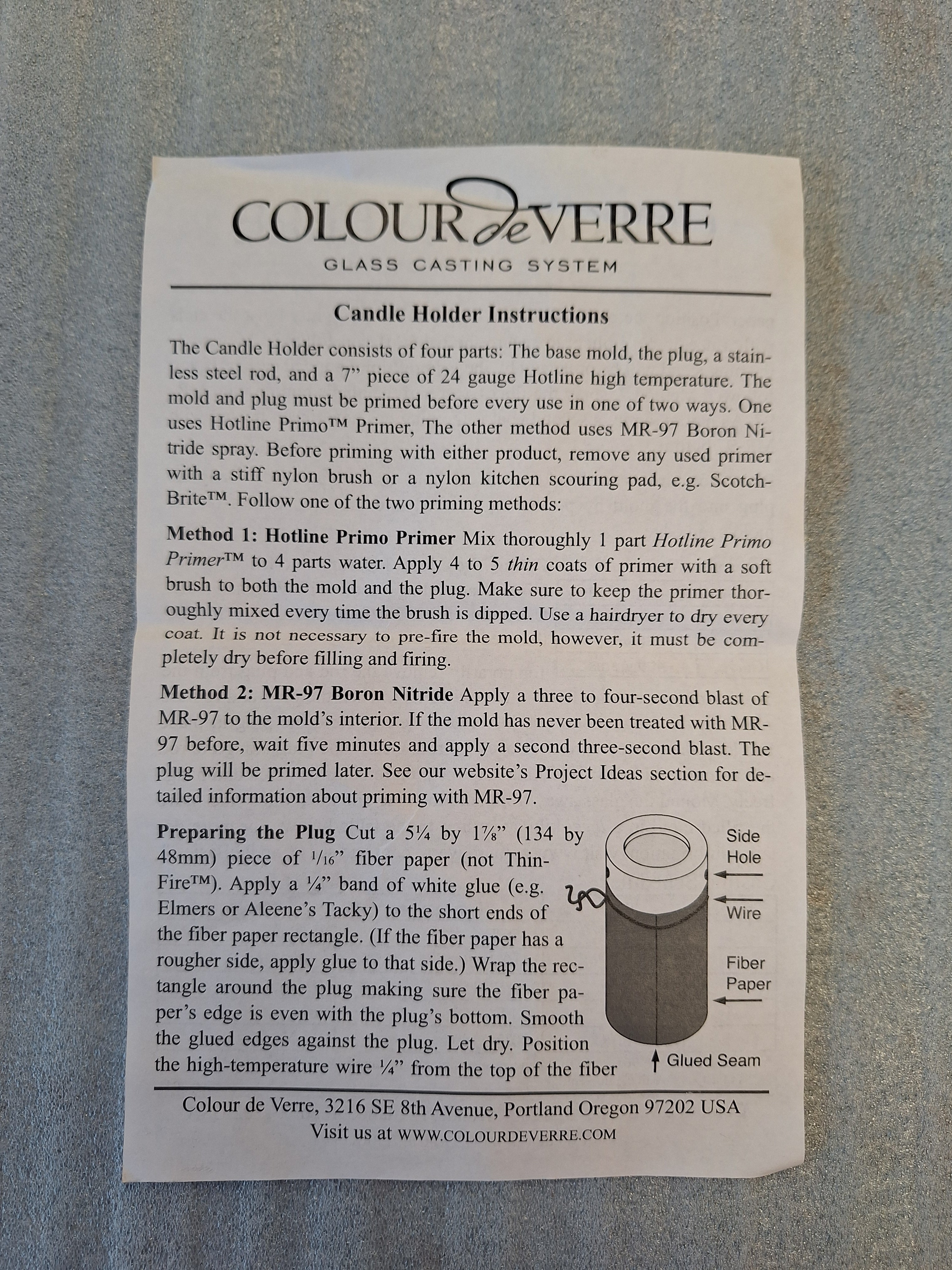 Round 5" Candle Holder Mold (Used)