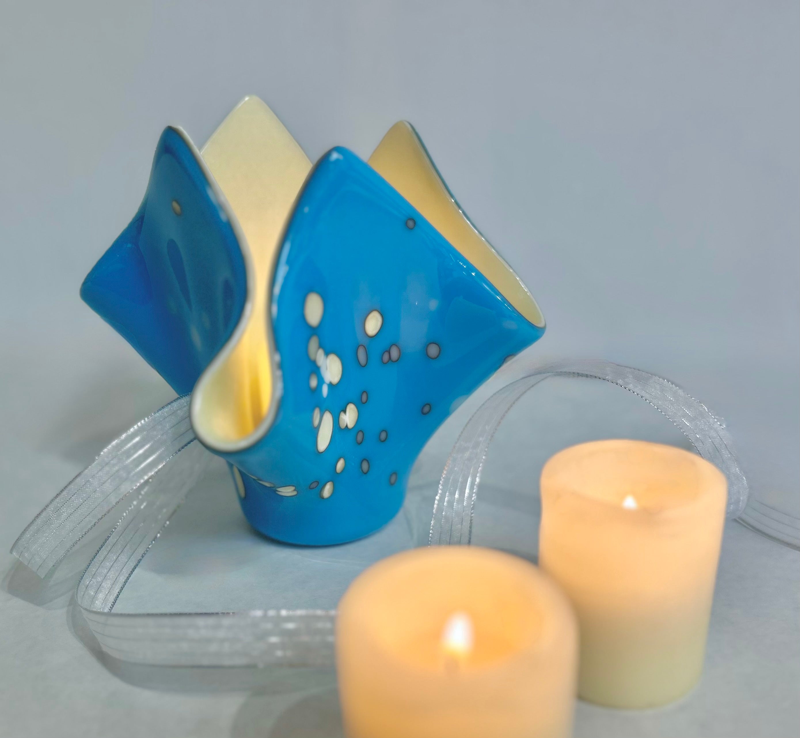 Fused Glass Candle Holders | Thursday. Dec. 4