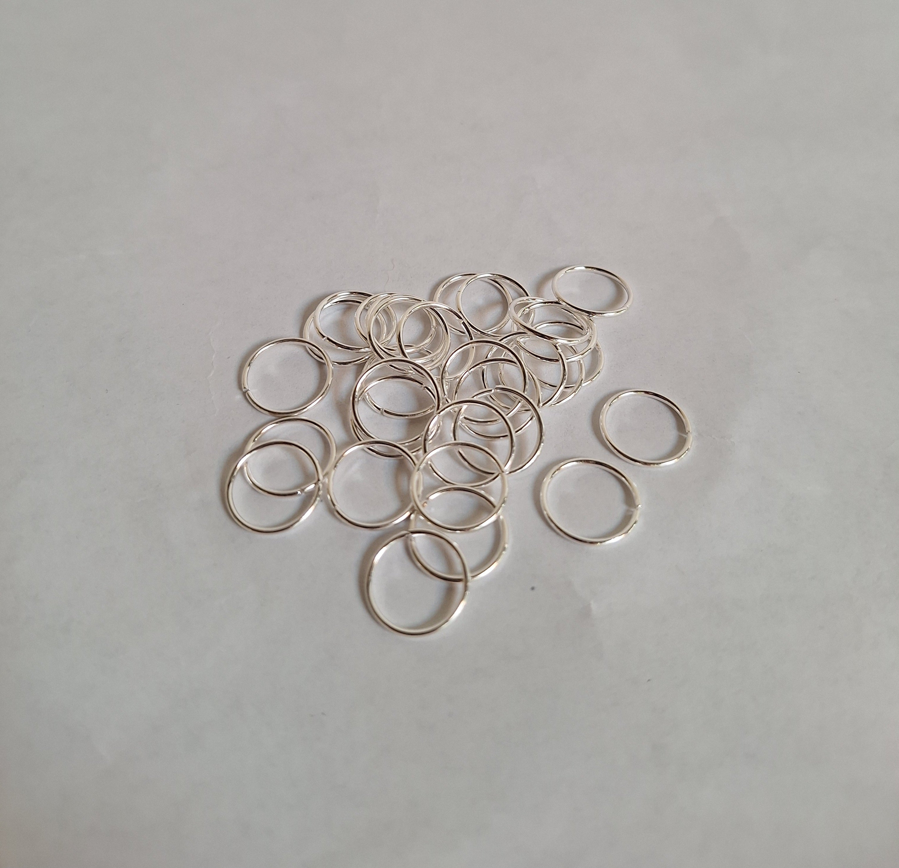 Jump Rings 12mm 1/2" Bag 25 Count