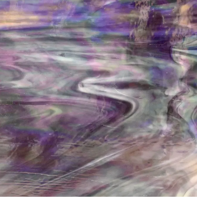 WI WO 2180 IRID Violet, White Wispy Iridescent