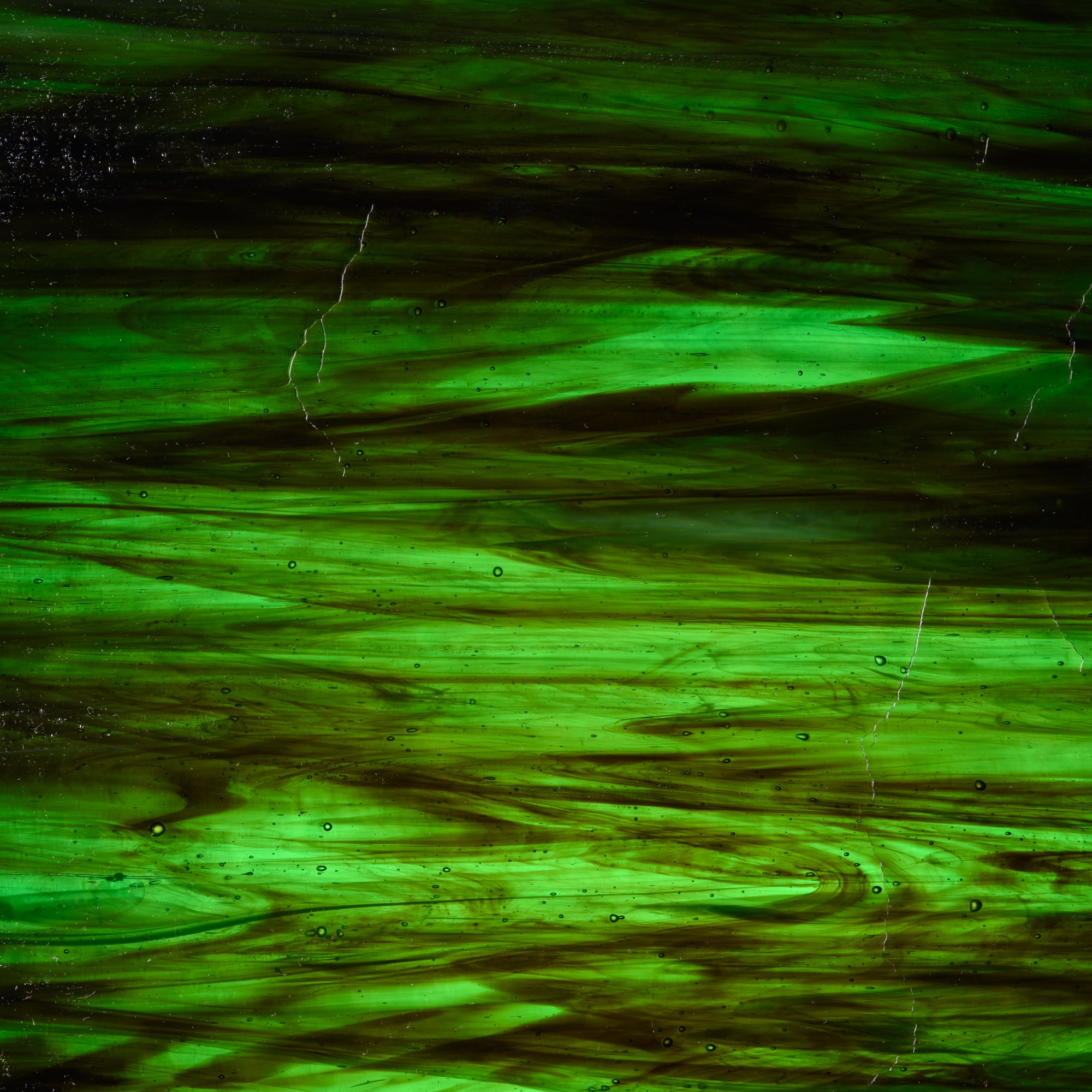 WI WO 704 MY Med Green, Brown, White Wispy Mystic