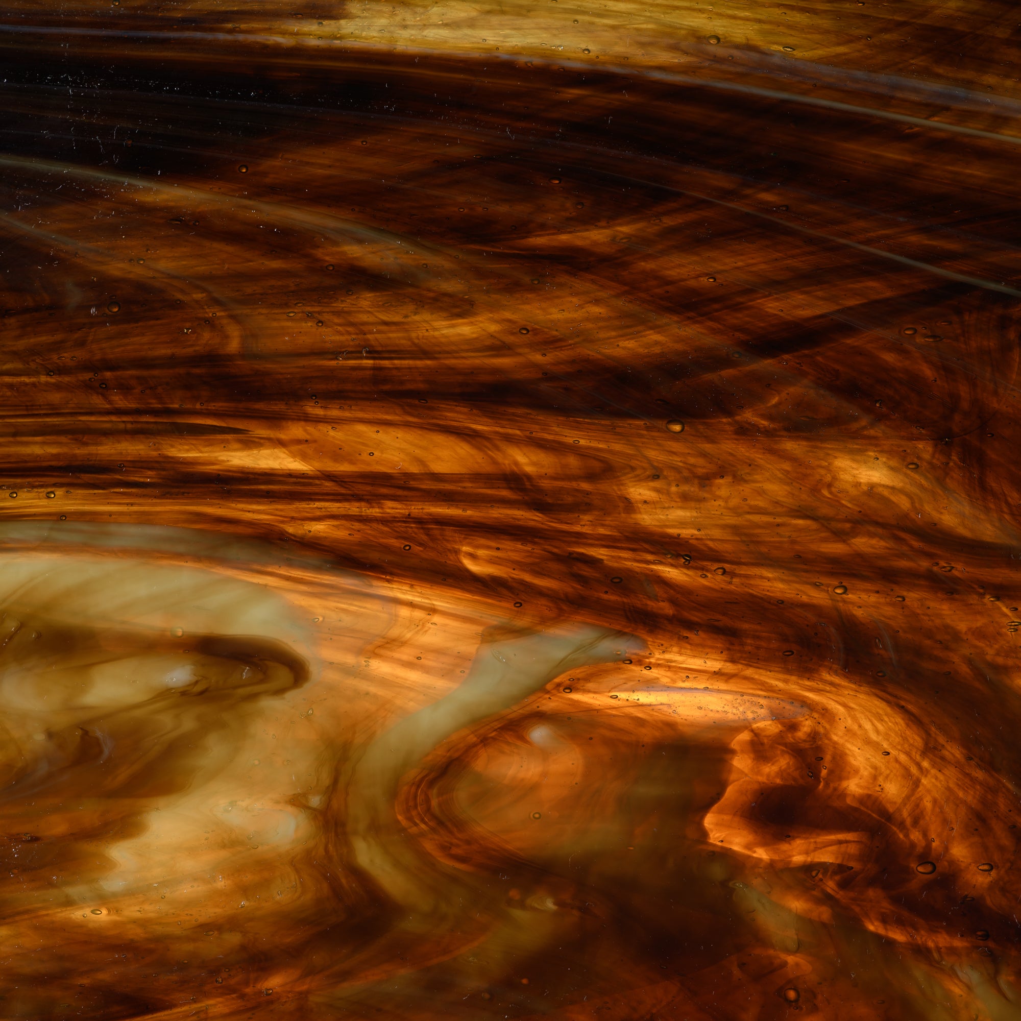 WI WO 706 MY Light Amber, Brown, White Wispy Mystic