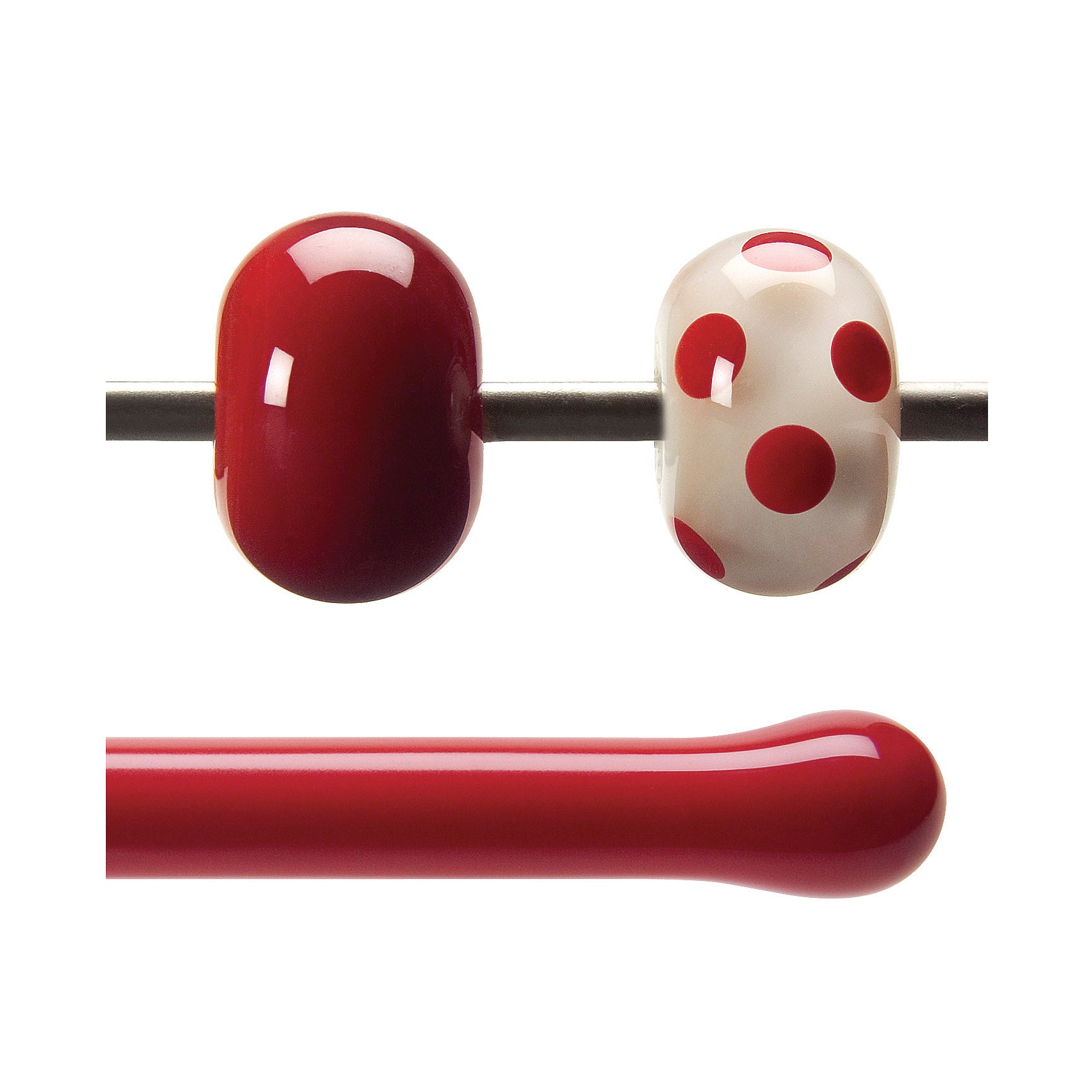 0124-0576 Red Opal Rod 1 Piece