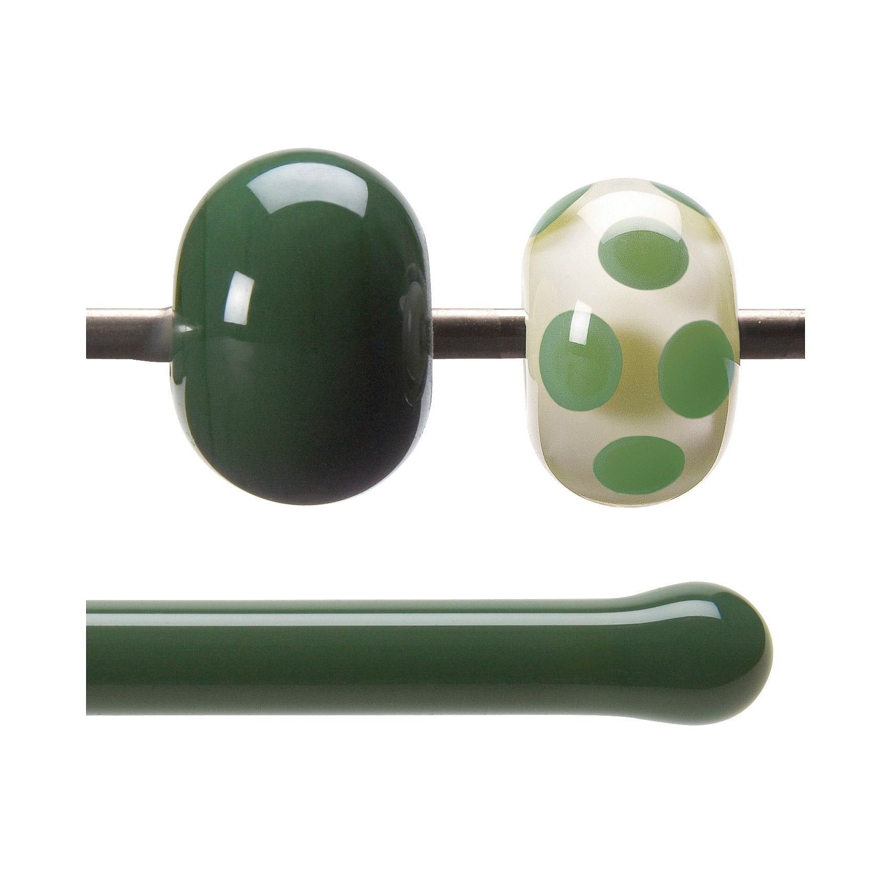 0141-0576 Dark Forest Green Rod 1 Piece