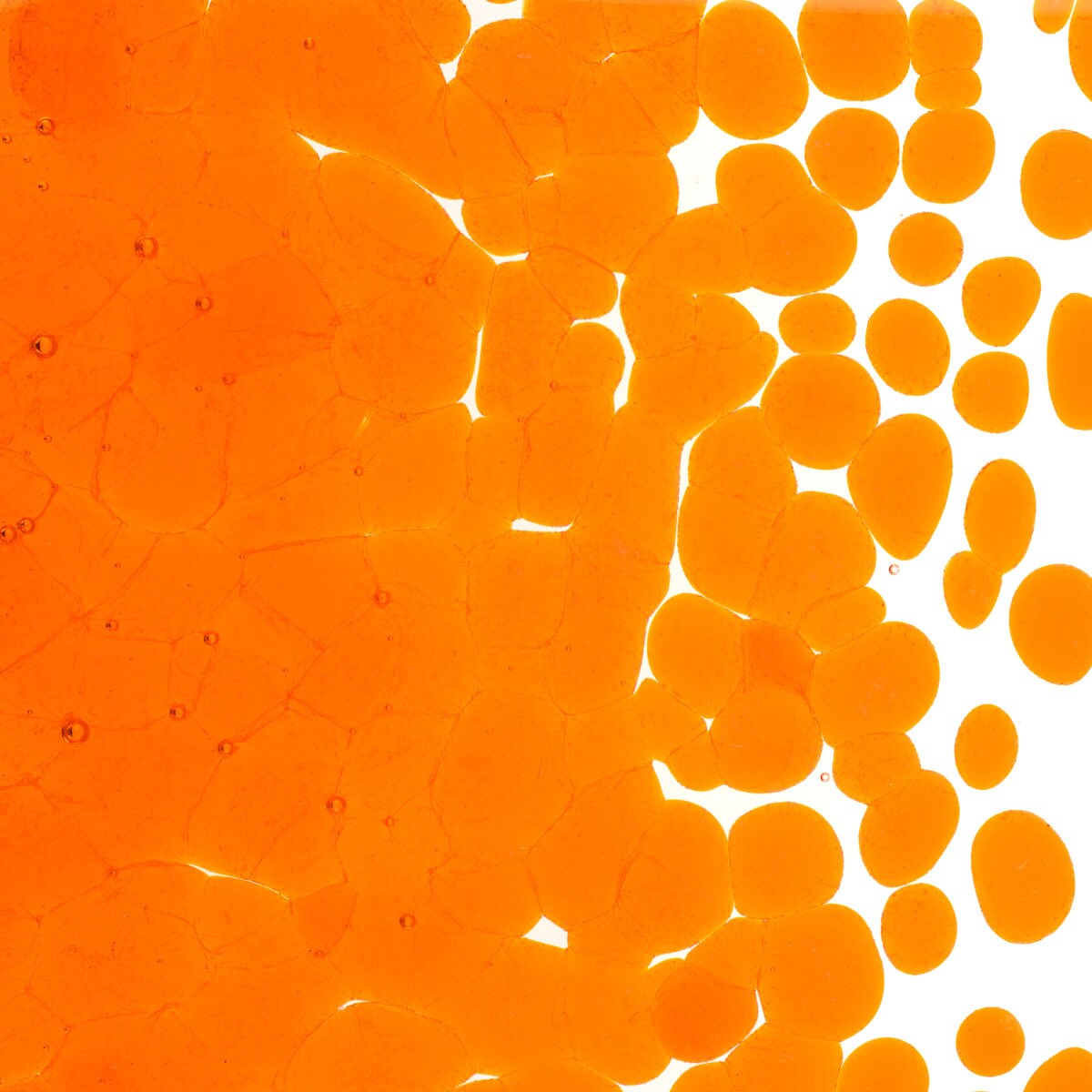 1025 Light Orange Transparent Frit