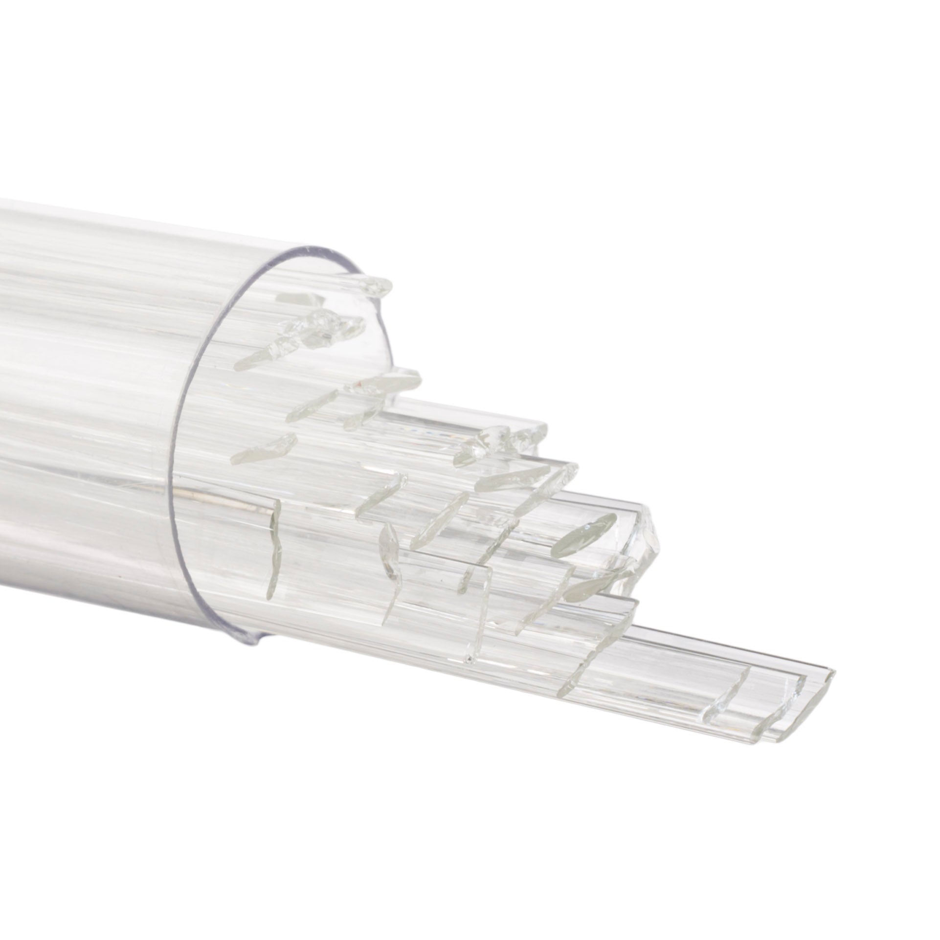 1101-0401 Clear Transparent Ribbons Tube – Potekglass