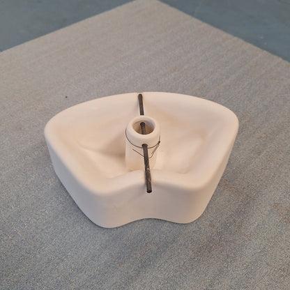 Curved Candle Holder Mold 7 inch (Used)