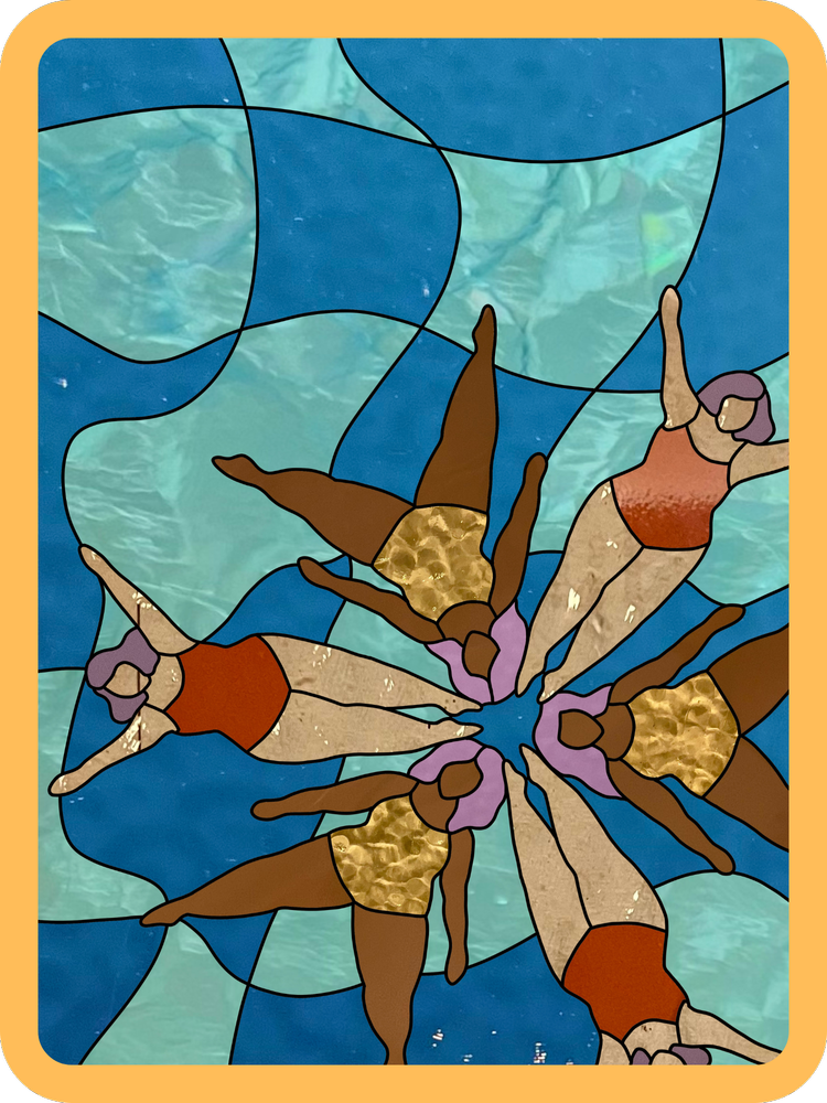 Digital Stained/Fused Glass Patterns Tablets | October