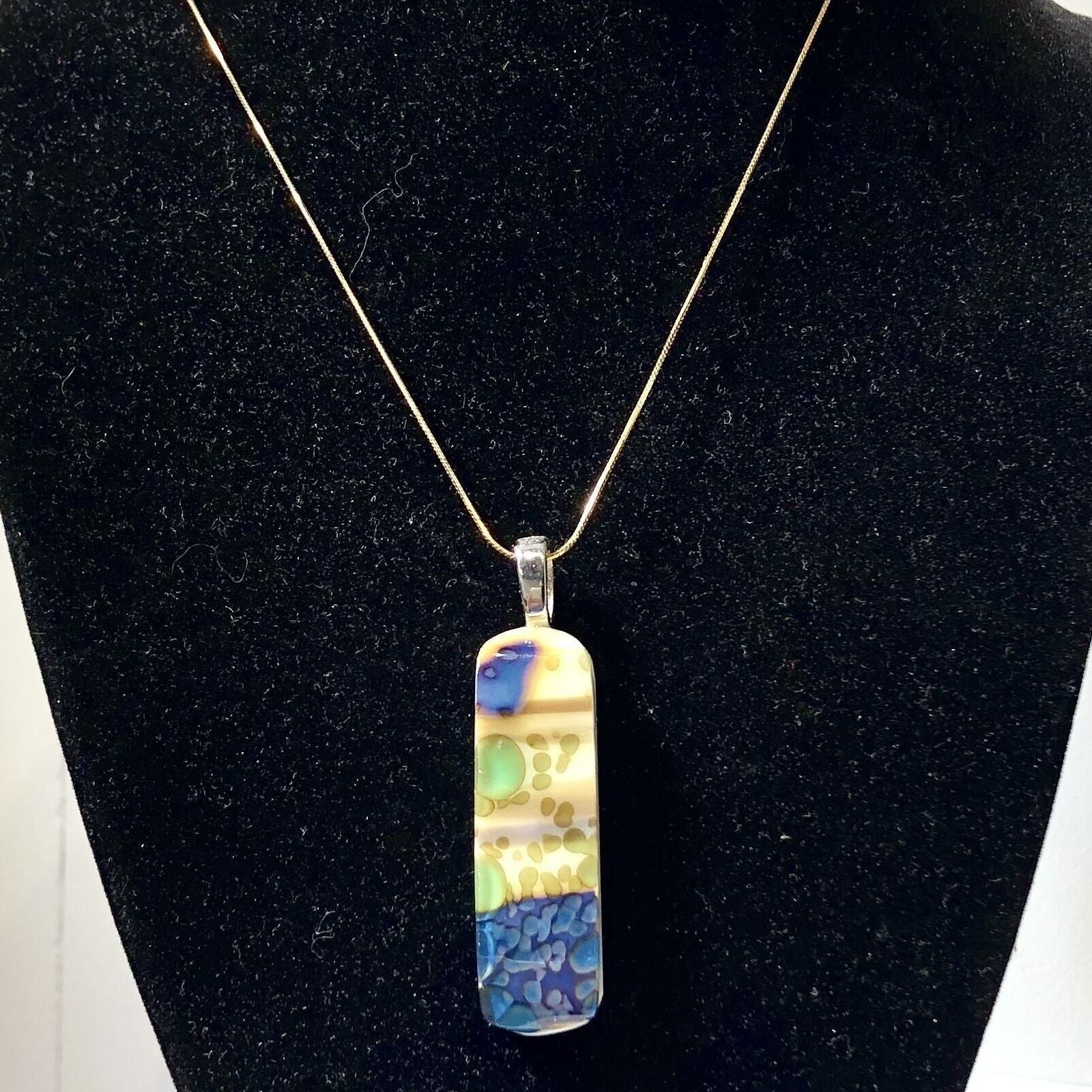 Blue and Purple Pendant