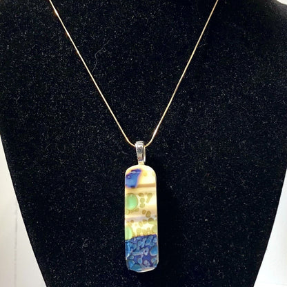 Blue and Purple Pendant