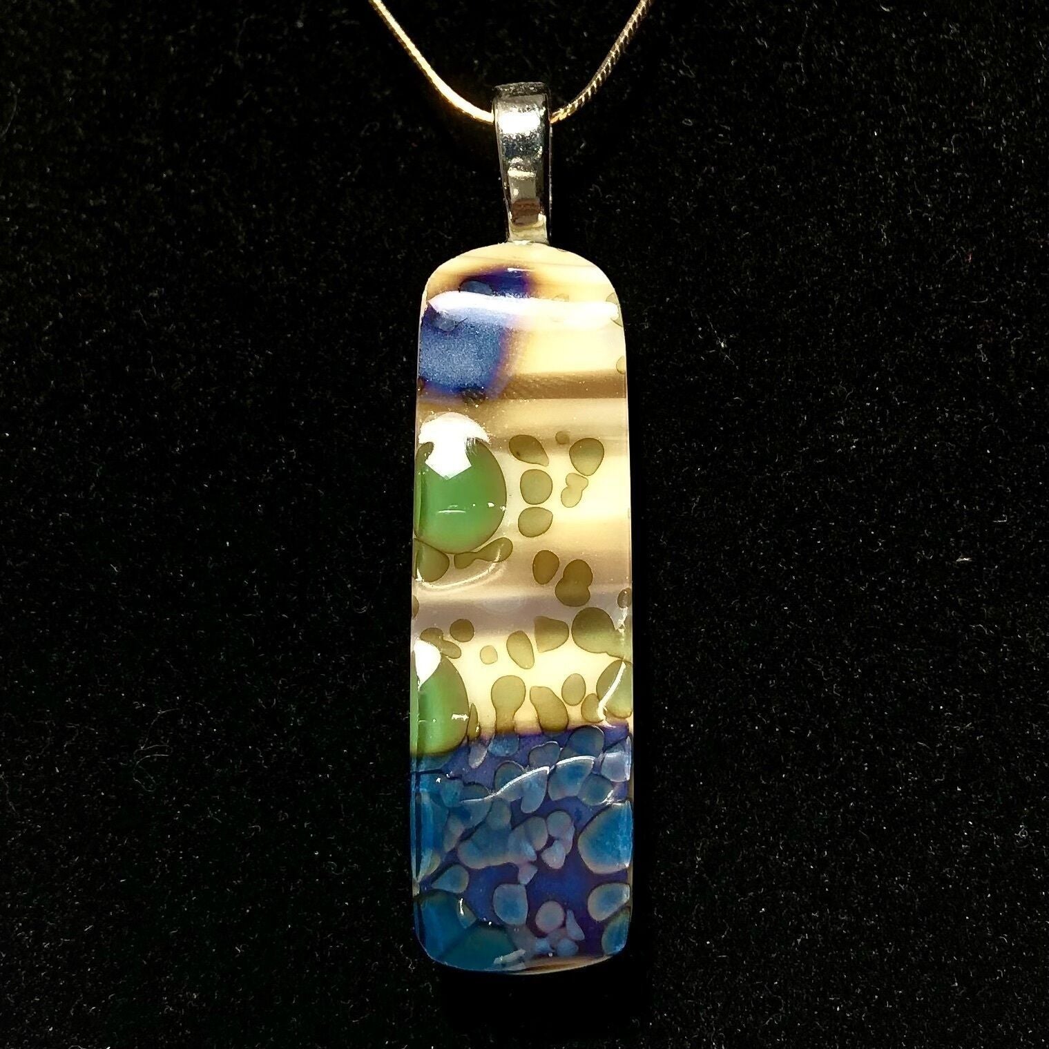 Blue and Purple Pendant