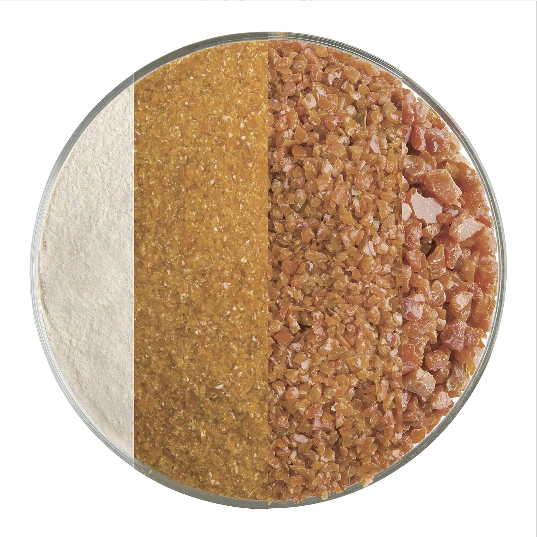 0329-01 Burnt Orange Opal Frit