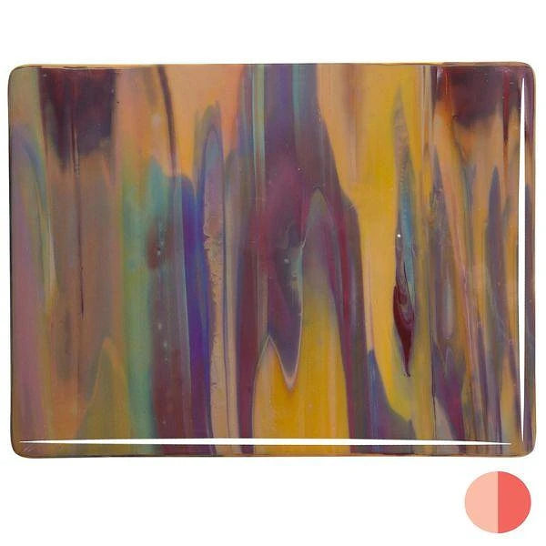 2250-30 Soft Yellow Opal, Deep Red Sheet